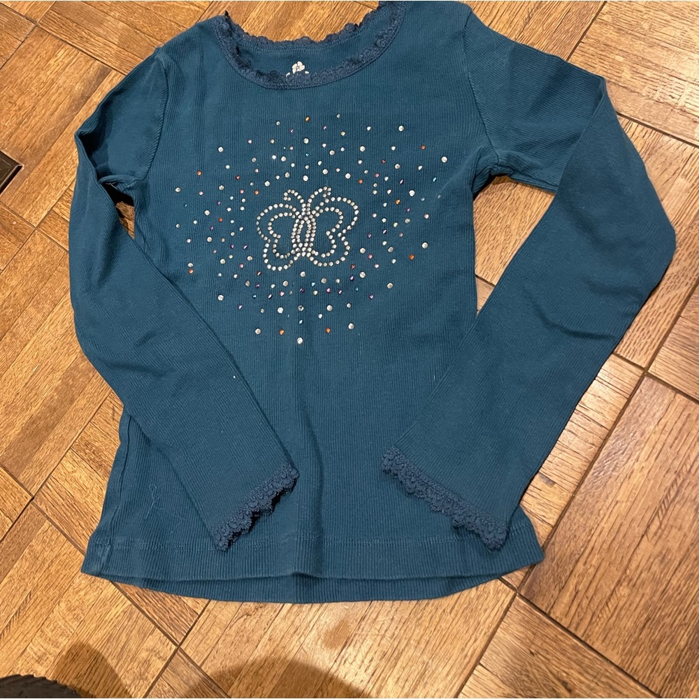 Girls butterfly 🦋 top size 7/8